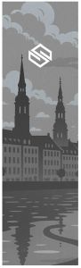 Striker City Skyline Mono Griptape