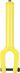 North LH V2 SCS Fork Canary Yellow