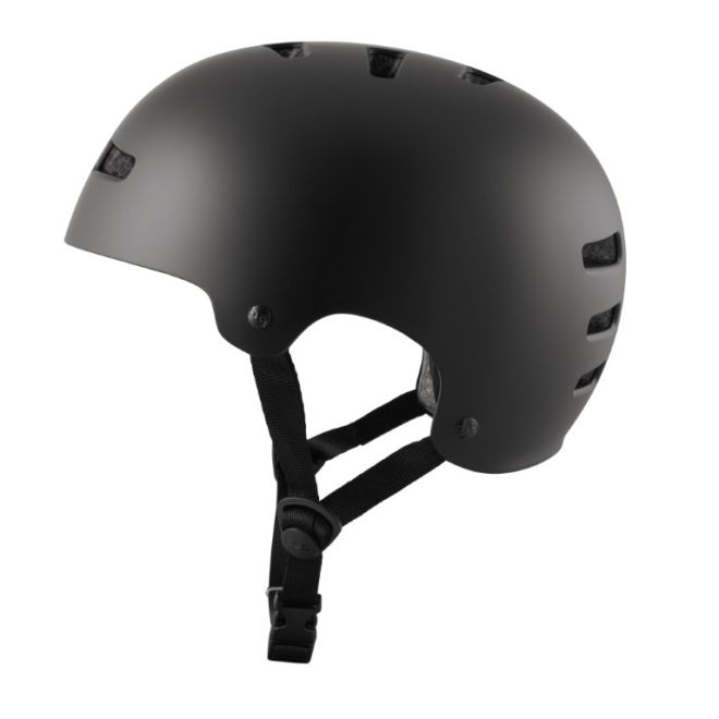 TSG Evolution Solid Helm Satin Dark Black