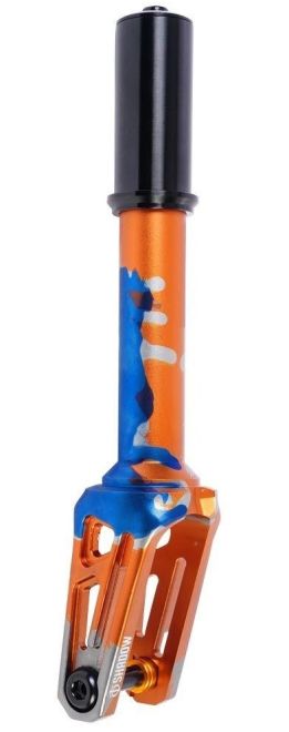 Oath Shadow IHC Fork Orange Blue Titanium