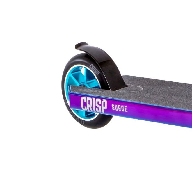 Crisp Surge Stunt Scooter Chrome Blue Green Purple