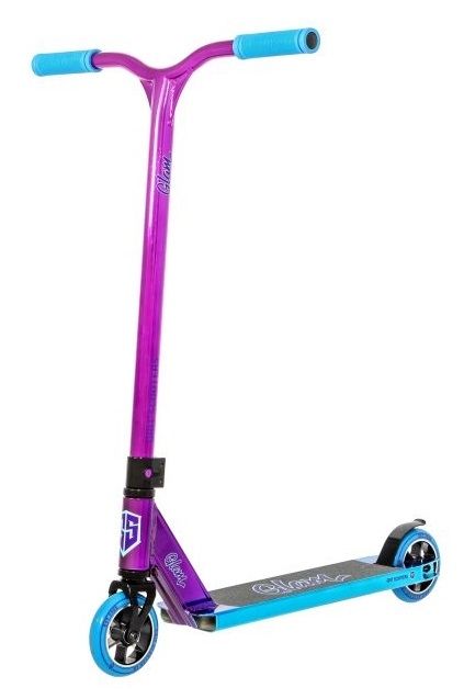 Grit Glam Stunt Scooter Purple Blue