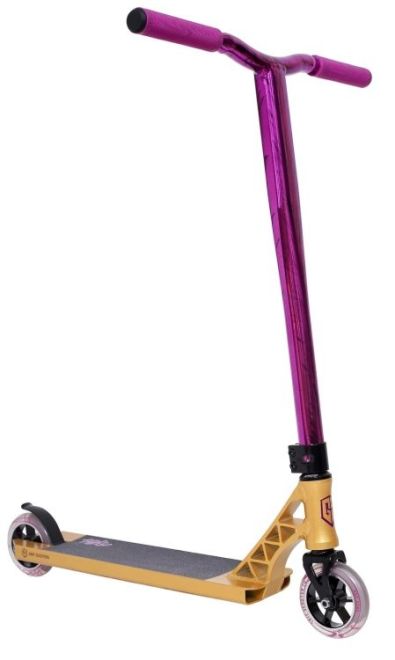 Grit Wild Stunt Scooter Gold Vapour Purple Black Laser