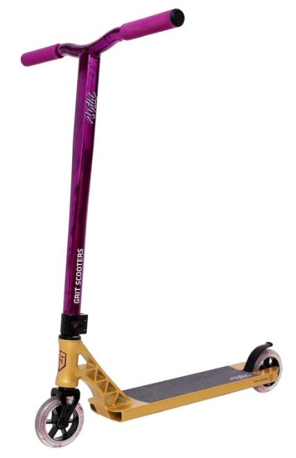 Grit Wild Stunt Scooter Gold Vapour Purple Black Laser