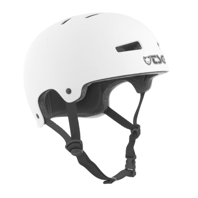 TSG Evolution Solid Helm Satin White