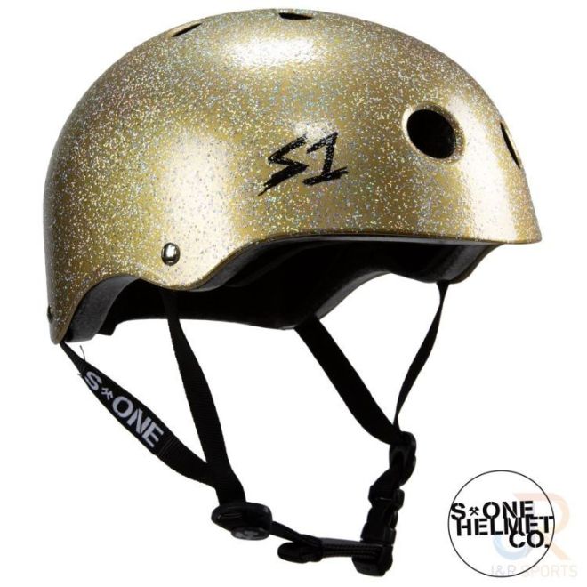 S-One Lifer Helm Double Gold Glitter