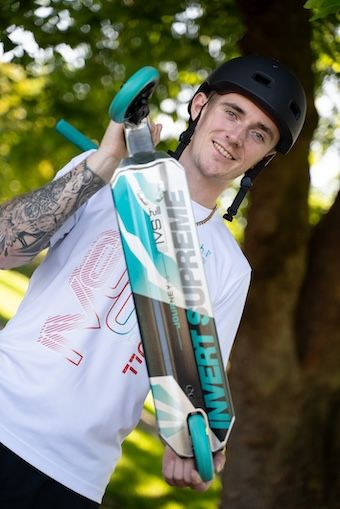 IVS Journey 3 Jamie Hull Stunt Scooter Raw Teal