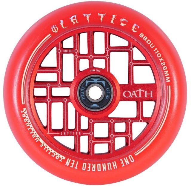 Oath Lattice 110 Rolle Red