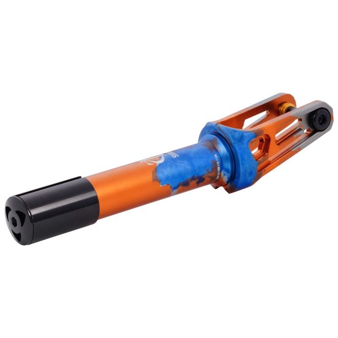 Oath Shadow SCS Fork Orange Blue Titanium