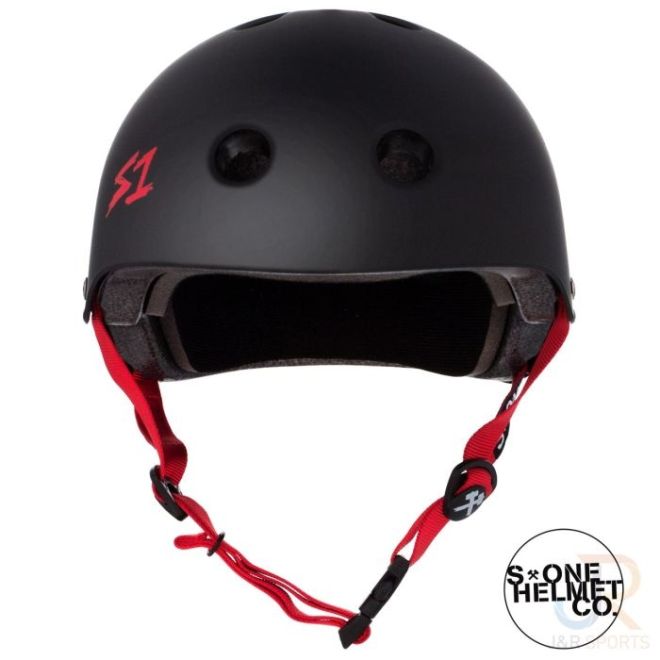 S1 Lifer Helm Matt Black Red