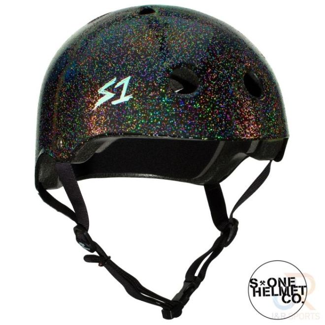 S1 Lifer Helm Black Gloss Glitter