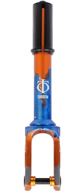 Oath Shadow IHC Fork Orange Blue Titanium