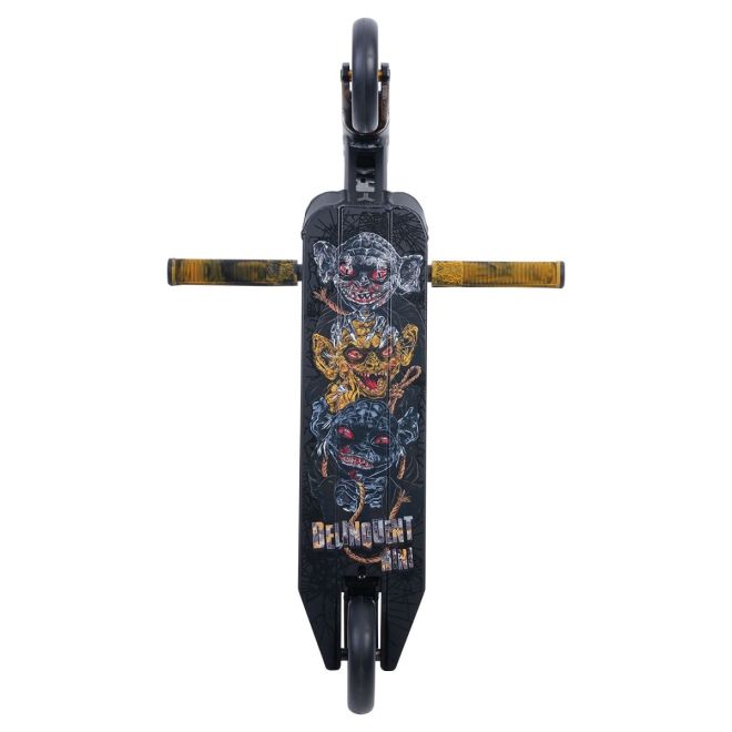 Triad Psychic Delinquent Mini Stunt Scooter Black Gold