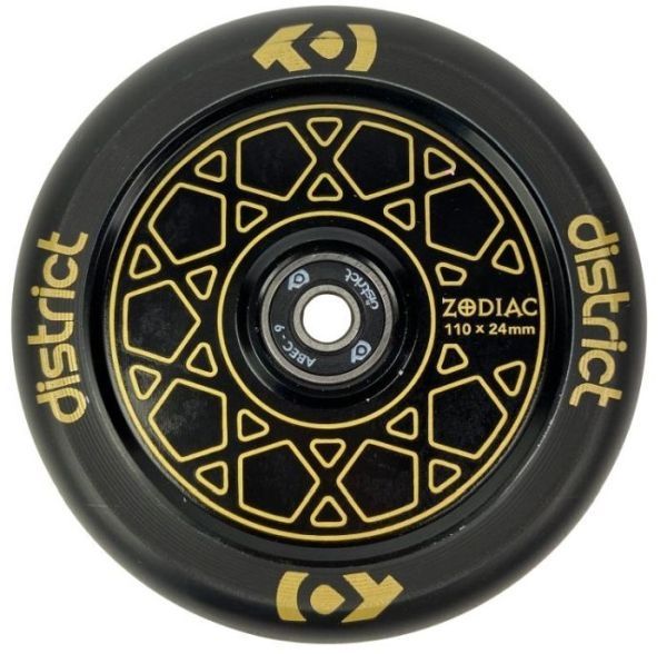 District Zodiac 110 Rolle Black Gold
