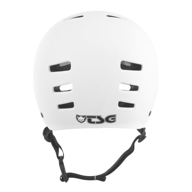 TSG Evolution Solid Helm Satin White
