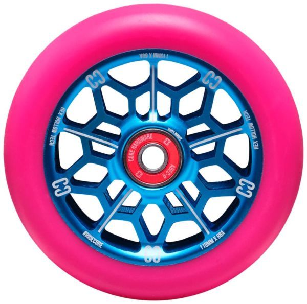 CORE Hex Hollow 110 Rolle Pink Blue