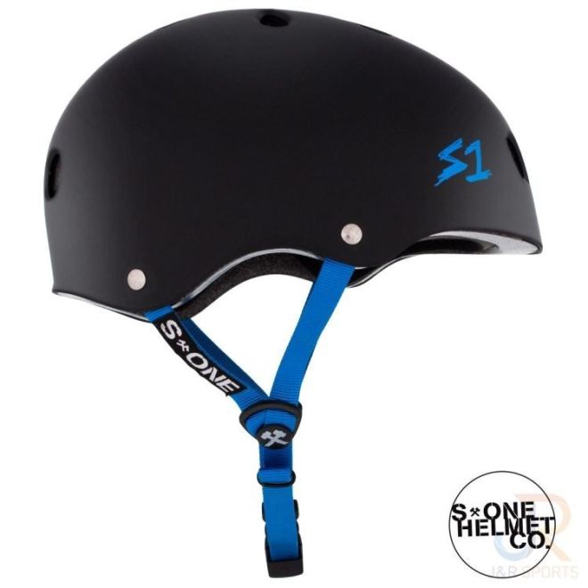 S-One Lifer Helm Matte Black Cyan