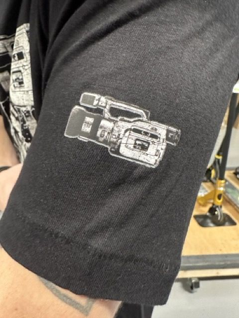 JMS Holding Camera T-shirt