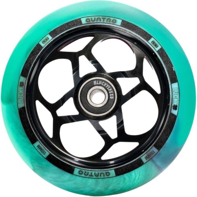 Lucky Quatro 110 Rolle Teal Black