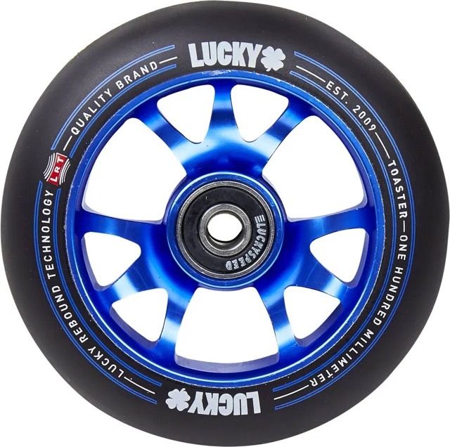 Lucky Toaster 100 Rolle Black Blue