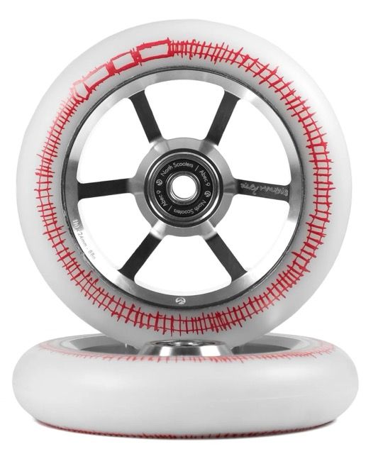 North Riley Maltais 115 Rolle Silver White