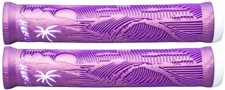 ODI Hucker Signature Handgriffe Iridescent Purple White