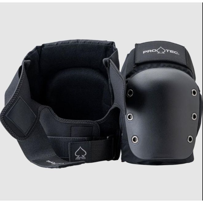 Pro-Tec Open Knie- und Ellbogenschoner Black