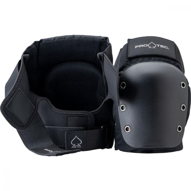 Pro-Tec Open Knie- und Ellbogenschoner Black