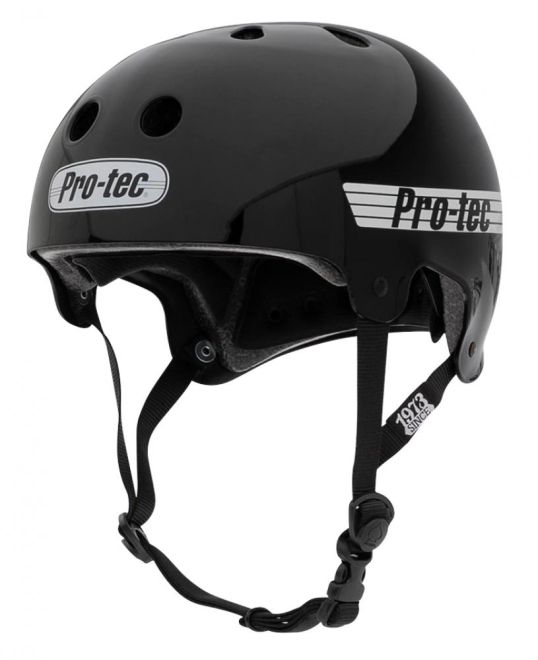 Pro-Tec Old School Helm Gloss Black