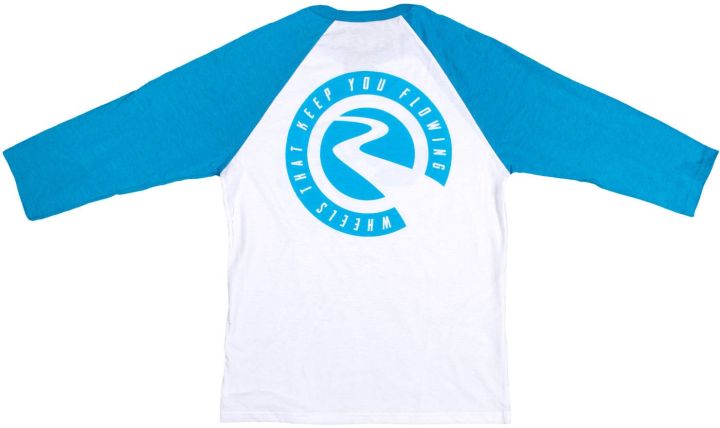 River Classic Logo 3/4 Sleeve T-shirt White