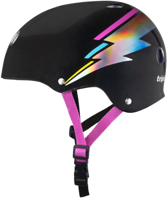 Triple Eight Certified Sweatsaver S-M Helm Black Hologram