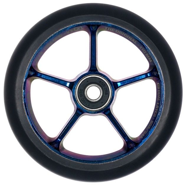 Black Pearl Original Double V3 110 Rolle Chrome Blue