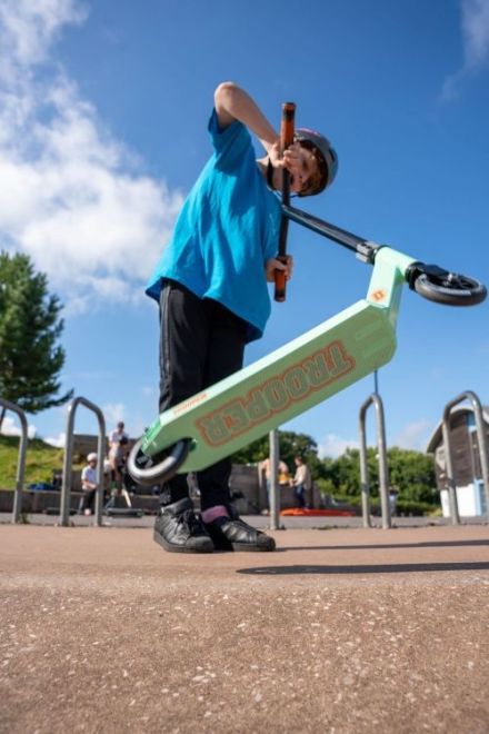 Dominator Trooper Stunt Scooter Teal Black